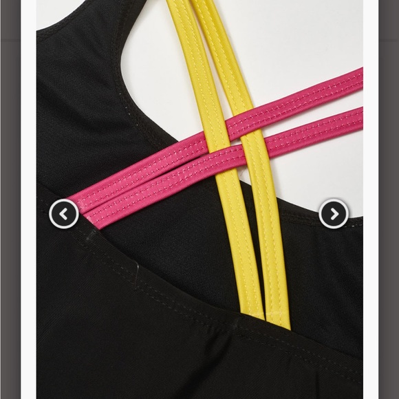 Children's one piece black swimsuit iDO size 16 yrs - Picture 2 of 6